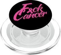 FCK Cancer Survivor Fighter Cancer Awareness PopSockets PopGrip pour MagSafe