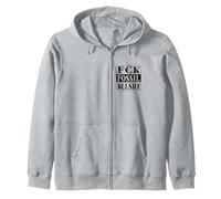 FCK Fossil bllsht ! Anti Lobby des combustibles fossiles Sweat à Capuche