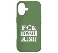 FCK fossile bllsht ! Putain de conneries de fossiles ! Coque pour iPhone 17