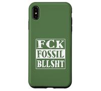 FCK fossile bllsht ! Putain de conneries de fossiles ! Coque pour iPhone XS Max