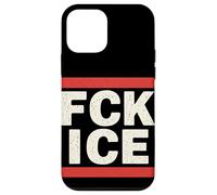FCK Ice Slogan Militant Protestation Justice Sociale Coque pour iPhone 12 Mini