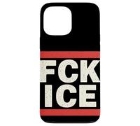 FCK Ice Slogan Militant Protestation Justice Sociale Coque pour iPhone 13 Pro Max