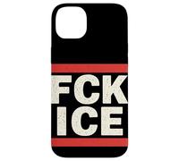 FCK Ice Slogan Militant Protestation Justice Sociale Coque pour iPhone 14 Plus
