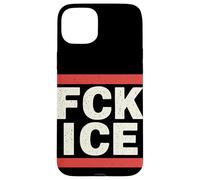 FCK Ice Slogan Militant Protestation Justice Sociale Coque pour iPhone 15 Plus