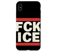FCK Ice Slogan Militant Protestation Justice Sociale Coque pour iPhone XS Max