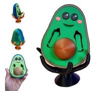 Fck-you-cado imprimé en 3D, mauvais avocat imprimé en 3D, statue drôle de doigt d'honneur, jouets d'avocat imprimés en 3D avec doigt d'honneur étendu pour vos amis et votre famille (#1)