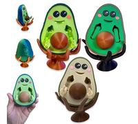 Fck-you-cado imprimé en 3D, mauvais avocat imprimé en 3D, statue drôle de doigt d'honneur, jouets d'avocat imprimés en 3D avec doigt d'honneur étendu pour vos amis et votre famille (3 PCS)