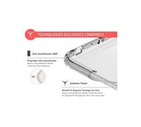 Bigben Connected Coque de protection FCLIFENGS8PB pour Samsung Galaxy S8+ 15,8 cm Gris/Transparent