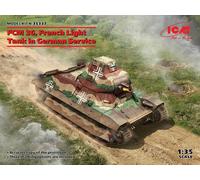 Fcm 36, French Lumière Réservoir En German Service 1:3 5 Plastic Model Kit Icm