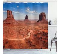 FCMWLKEJI Rideau de douche Western Arizona Canyon Monuments Valley National Park Wild West Décoration de salle de bain