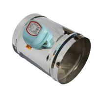 FCMWLKEJI Vanne anti-retour motorisée en acier inoxydable 201 220 V 12 V 24 V pour tuyau de 3/4/5/6/8" 80/100/125/150/200/250 mm