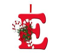 Fcnjsao 26 lettres festives pour sapin de Noël - Ornements personnalisables pour l'affichage de vacances - Lettre en acrylique robuste