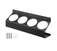 Fcnjsao Aérosol noir pour atelier et remorque fermée 4 canettes de capacité sprays porte-bouteille support mural