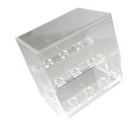 Fcnjsao Boîte de collecte en acrylique transparent fonctionnelle robuste unité d'affichage acrylique support de stockage conçu pour les amateurs de pierres précieuses