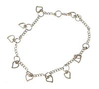 Fcnjsao Bracelet élégant orné de cœurs creux réglables pour les dates de port quotidien