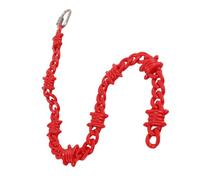 Fcnjsao Collier ras du cou barbelé tendance fait à la main Hip Hop avec pendentif cadenas