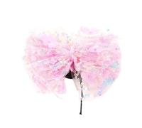 Fcnjsao Collier ras du cou fin en tissu gothique avec pendentif floral pour femme - Tissage élégant - Nœud noué - Chaîne réglable, Tissu