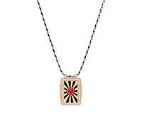 Fcnjsao Collier réglable avec pendentif carte de tarot occulte - Accessoires pour déclaration de mode personnalisée, Cuivre