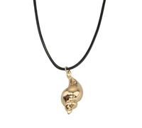 Fcnjsao Collier unisexe avec pendentif conque, collier réglable en corde confortable, convient pour une fête quotidienne