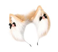 Fcnjsao Couvre-chef en peluche et polyester à la mode pour femmes et hommes - Pour adulte - Cosplay - Anime - Jeu de rôle