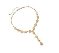 Fcnjsao Élégant collier en forme de Y avec des designs uniques pour femme, collier de fête, collier long à glands texturés