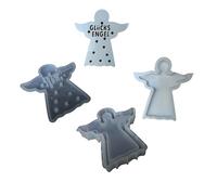 Fcnjsao Ensemble de moules en silicone robuste multi-usage pour l'artisanat de fournitures de fournitures Angelic Heart Lampes portables pour la décoration d'événement et de célébration