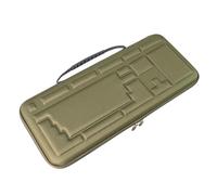 Fcnjsao Étui de clavier portable résistant aux chocs et à la poussière pour clavier mécanique 84 touches avec poignée de jeu et voyage