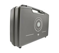 Fcnjsao Étui de voyage rigide pour le camping avec intérieur rembourré, sac de transport pour composants délicats, support de câble, boîte de rangement rigide