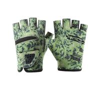 Fcnjsao Gants élastiques respirants pour la pêche, la randonnée, le cyclisme, protection solaire UPF50+, mitaines confortables en plein air