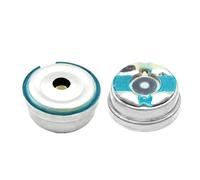 Fcnjsao Haut-parleur dynamique à double chambre de 10 mm avec diaphragme dynamique doré pour améliorer les basses et un son clair