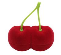 Fcnjsao Joli modèle cerise bijoutier pratique étui de voyage polyvalent boucles d'oreilles boulon boîte de rangement décoration