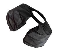 Fcnjsao Jupon médiéval pour femme style victorien en crinoline, robe de costumade bustle double pannier jupon, Noir , taille unique