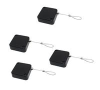 Fcnjsao Lot de 1/24 attaches rétractables pour télévisions et DVD avec laisses réglables pour ne plus jamais égarer la laisse réglable pour télécommandes