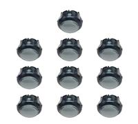 Fcnjsao Lot de 10 boutons poussoirs d'arcades 24 mm/30 mm - Commutateurs de réinitialisation pour machine de jeu d'arcades - Facile à utiliser - Console vidéo - Commutateurs Cion