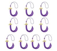 Fcnjsao Lot de 10 pompons à franges de rechange pour diplômés de baccalauréat de doctorat