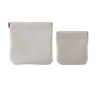 Fcnjsao Lot de 2 pochettes de rangement multi-usages en polyuréthane robuste, pratiques et portables pour un transport facile, F, G