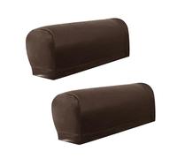 Fcnjsao Lot de 2 protections d'accoudoirs comprenant 4 patchs adhésifs résistants à l'eau pour canapé, installation facile, décoration d'intérieur, protecteurs de canapé imperméables