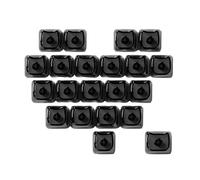 Fcnjsao Lot de 21 touches PC Love Not Sculptées - Sac portable inclus - Profil MAO rétroéclairé - Pour le travail mobile, les joueurs - Pochette de touches pratique en voyage