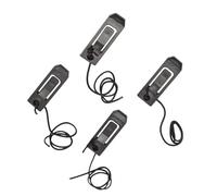 Fcnjsao Lot de 4 longs clips pour planche de surf, séparateur d'eau, planches de ski, aileron de poisson, boucle à clip pour planche de surf, accessoires portables pour planche de surf