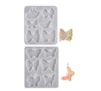 Fcnjsao Mode Bowknot Boucles d'Oreilles de Tête Moules en Silicone Robuste Ensemble Décoration de la Maison pour la Culture de Bijoux Formes artisanales élégantes