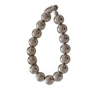 Fcnjsao Pendentif élégant pour téléphone portable à la mode pour femmes Accessoires de chaîne de téléphone portable coloré rond porte-clés à perles ornement