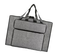 Fcnjsao Petite planche à dessin Le sac de peinture Rangement Artiste Porter Le sac pour l'œuvre d'art Dessin Affiche Esquisse, gris clair