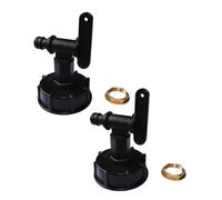 Fcnjsao Robinet de rechange pour piston à eau 3/4" - Avec valves d'adaptateur d'écrou en laiton