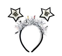 Fcnjsao Serre-tête pour fête du Nouvel An 2024 - Doré et argenté - Accessoire pour photos festives