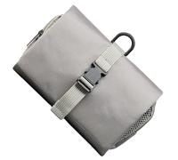 Fcnjsao Trousse de toilette pliable avec boucle et boucle pour économiser de l'espace - Organiseur de maquillage à suspendre - Solution de rangement pour les voyageurs