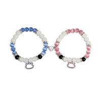 Fc'Noqgn 2 pièces couple, bracelet de correspondance amie, Spider Cat bracelet couple magnétique, bracelet d'amour à longue distance, la Saint-Valentin et la Fête des Mères cadeau de bijoux de mode