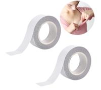 Fc'Noqgn 2 Rouleaux de Ruban de Mode, Double Face, Transparent, Ruban Double Face, vêtements, Ruban de Corps, Bandes adhésives, vêtements et Peau, Ruban de Tissu, Ruban de beauté, Ruban de Robe