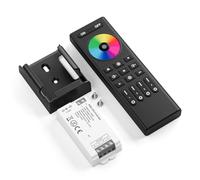 FCOB 5050SMD COB RGB C03RF Contrôleur et RF télécommande C03RFB Kit 4 zones RF 2.4GHz télécommande sans fil contrôle de groupe PWM RGB(+R G B) 4 broches LED bande DC5V DC12V DC24v