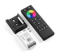 FCOB 5050SMD COB RGBCCT C05W WiFi Contrôleur&RC03RFB Télécommande Kit | 4 zones RF 2.4GHz sans fil Contrôle de groupe PWM RGBCCT(+V R G B C W) 6pin Bande LED Néon Corde Lumière DC12V DC24V