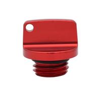 FCOZCTTD Bouchon de remplissage d'huile M20 x 2,5 compatible avec CB CBR 250F 300F 400F 500F 250RR 600RR 1000RR CRF CR (rouge), 781259